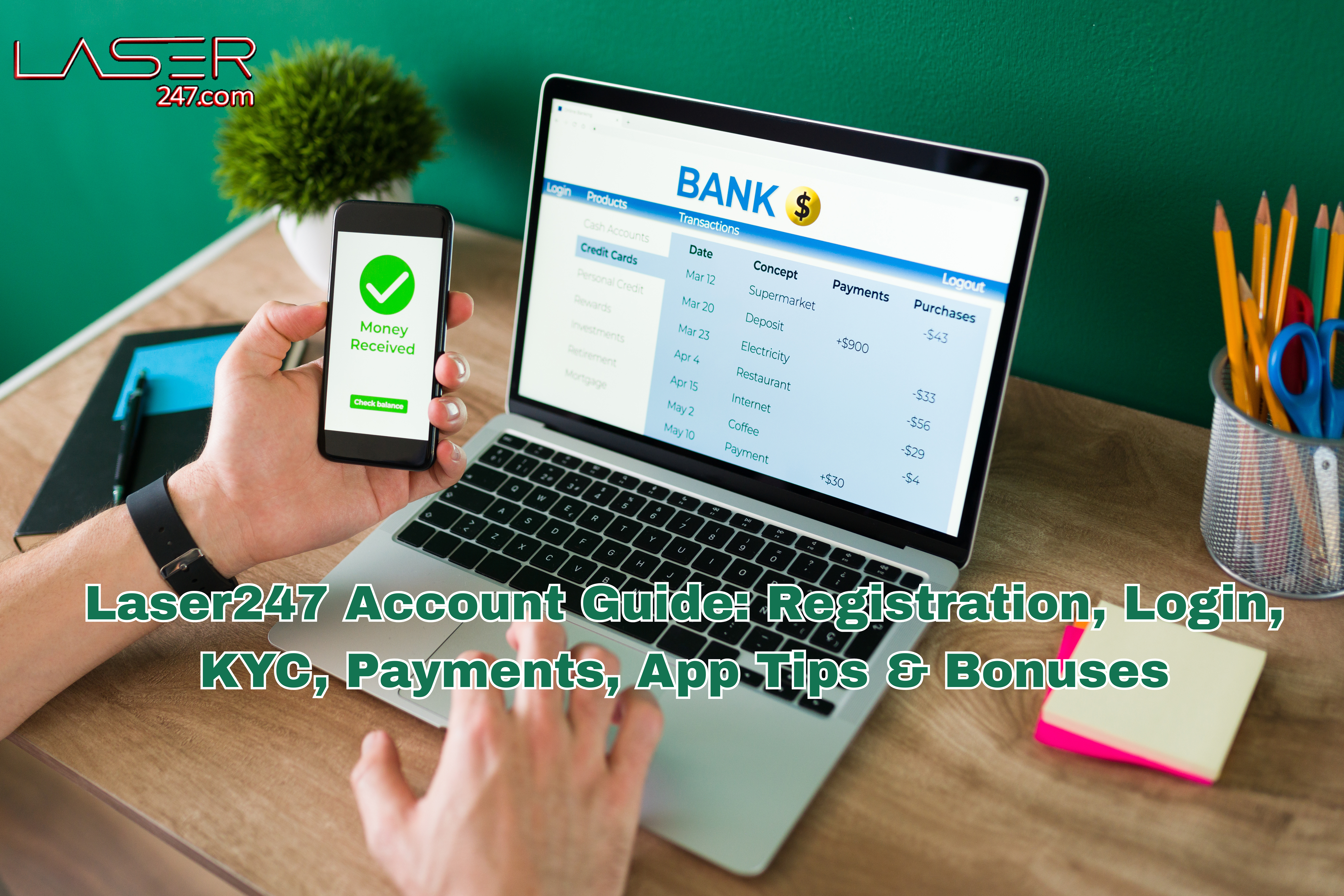 Laser247 Account Guide: Registration, Login, KYC, Payments, App Tips & Bonuses