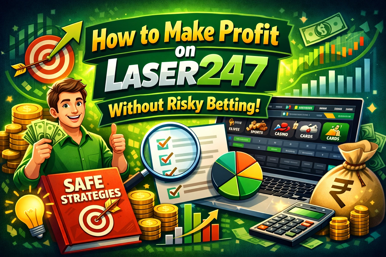 How to Make Profit on Laser247 Without Risky Betting